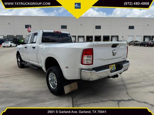 Bright White Clearcoat 2021 RAM 3500 Tradesman Crew Cab 4x4 8' Box