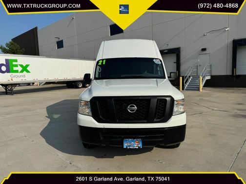 Glacier White 2021 Nissan NV Cargo NV2500 HD S V6