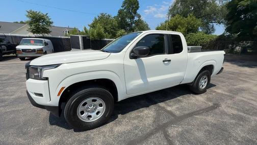 Glacier White 2024 Nissan Frontier S