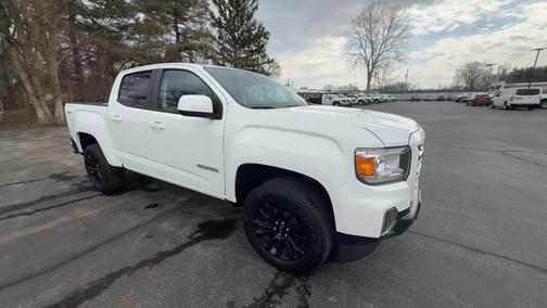 White 2022 GMC Canyon Elevation