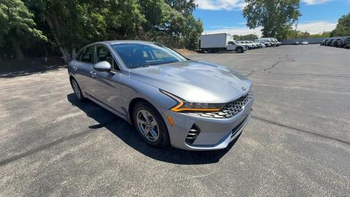 Gray 2021 Kia K5 LXS