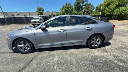 Gray 2021 Kia K5 LXS