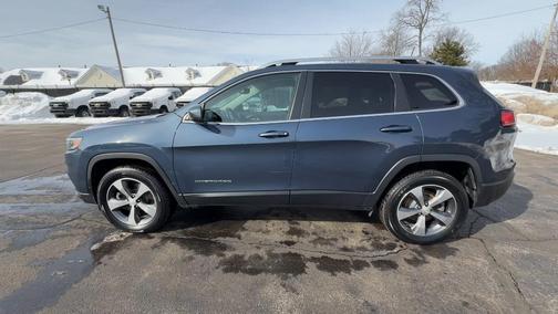 Blue 2019 Jeep Cherokee Limited