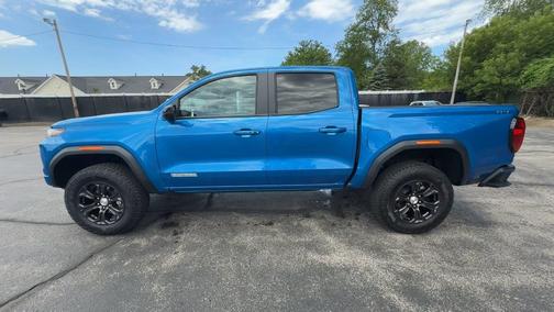 Blue 2023 GMC Canyon Elevation
