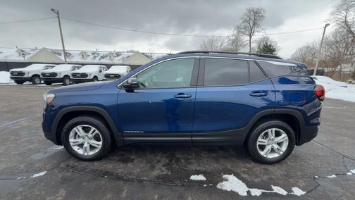 Blue 2023 GMC Terrain SLE