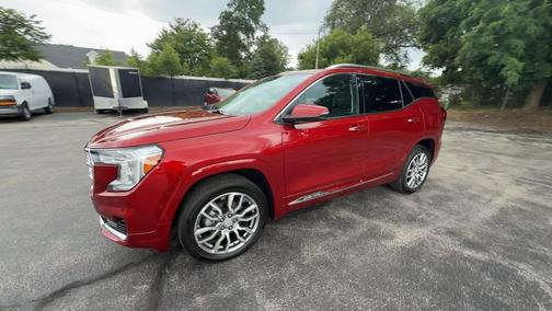 Red 2023 GMC Terrain Denali