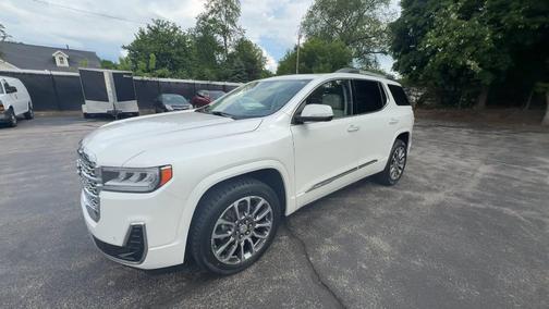 White 2021 GMC Acadia Denali