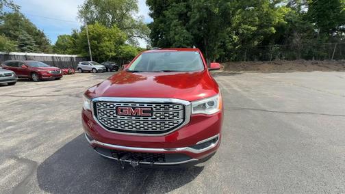 Red 2019 GMC Acadia Denali