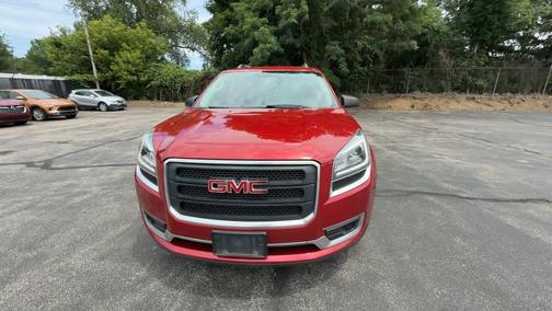 Red 2014 GMC Acadia SLE-2