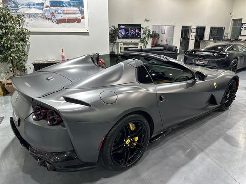 Grigio Silverstone Metallic 2021 Ferrari 812 GTS Carbon Fiber $563K MSRP