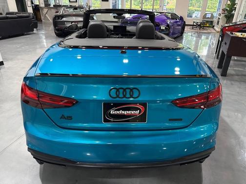 Ibis White/Black Roof 2023 Audi A5 45 S line Premium Plus