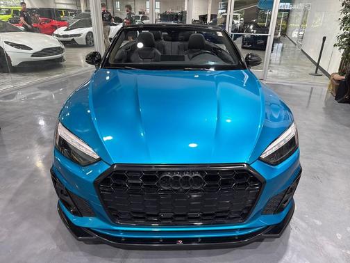 Ibis White/Black Roof 2023 Audi A5 45 S line Premium Plus