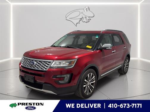 Ruby Red Metallic Tinted Clearcoat 2016 Ford Explorer Platinum