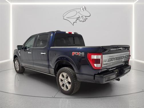 Blue 2022 Ford F-150 Platinum