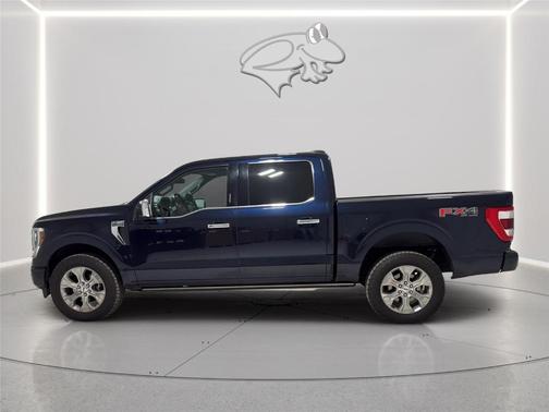 Blue 2022 Ford F-150 Platinum