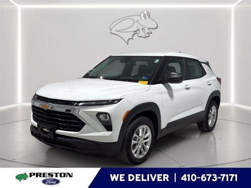 Summit White 2026 Chevrolet Trailblazer LS