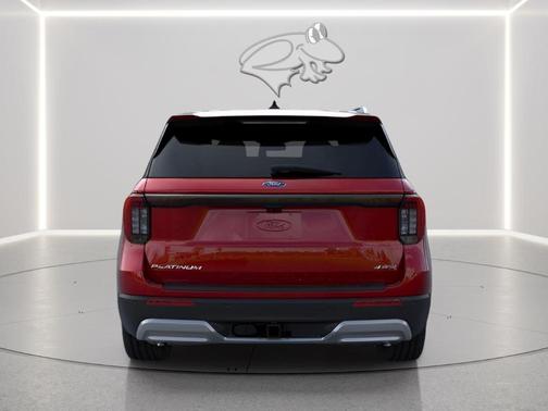 Rapid Red Metallic Tinted Clearcoat 2026 Ford Explorer Platinum