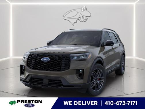 Gray 2026 Ford Explorer ST-Line
