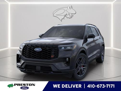 Agate Black Metallic 2026 Ford Explorer ST