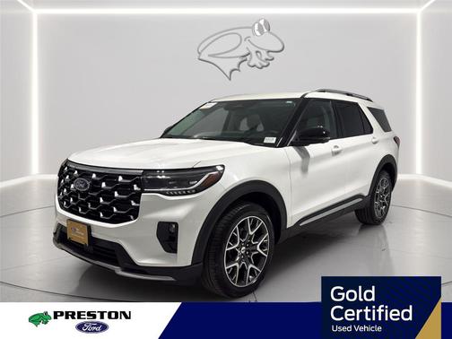 Star White 2025 Ford Explorer Platinum