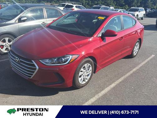 Scarlet Red Pearl 2017 Hyundai ELANTRA SE