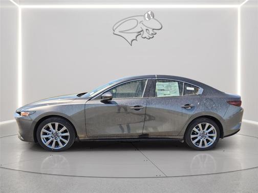 Machine Gray Metallic 2026 Mazda Mazda3 FWD w/Preferred Package
