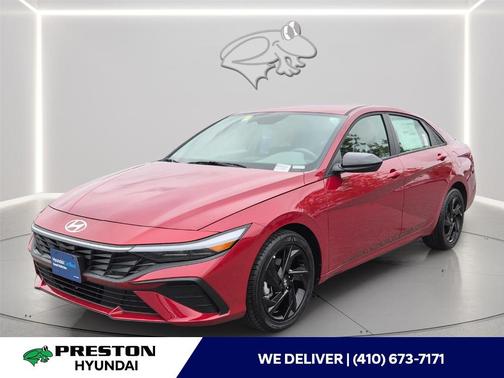 Red 2026 Hyundai ELANTRA SEL Sport