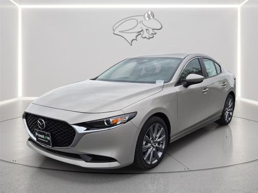 Platinum Quartz Metallic 2026 Mazda Mazda3 FWD w/Preferred Package
