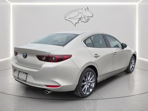 Platinum Quartz Metallic 2026 Mazda Mazda3 FWD w/Preferred Package