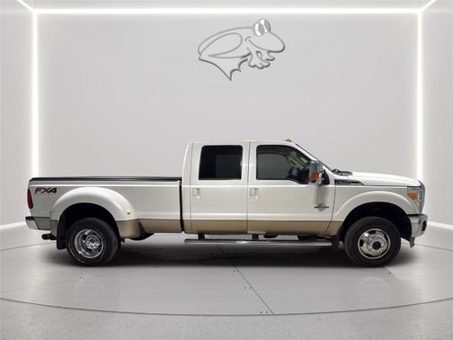 White Platinum Tri-Coat Metallic 2013 Ford F-350 Lariat Super Duty