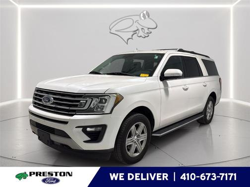 White Platinum Tri-Coat Metallic 2018 Ford Expedition Max XLT
