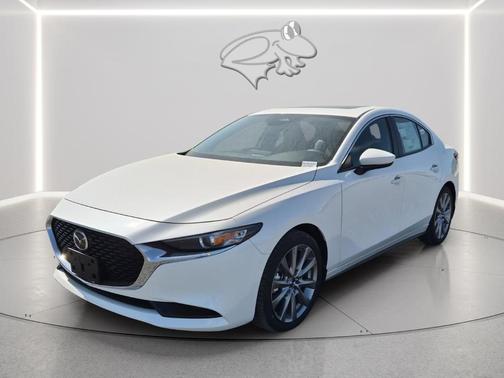 Snowflake White Pearl 2026 Mazda Mazda3 FWD w/Preferred Package
