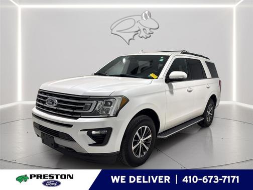 White Platinum Tri-Coat Metallic 2018 Ford Expedition XLT