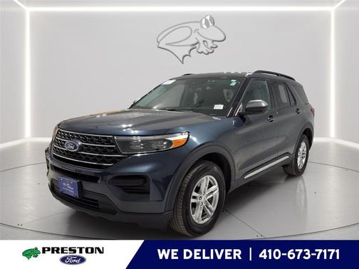Stone Blue 2023 Ford Explorer XLT