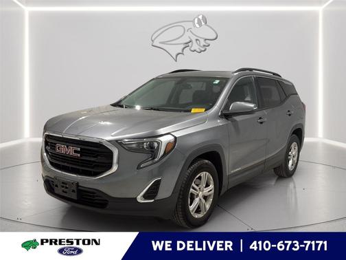 Satin Steel Metallic 2019 GMC Terrain SLE