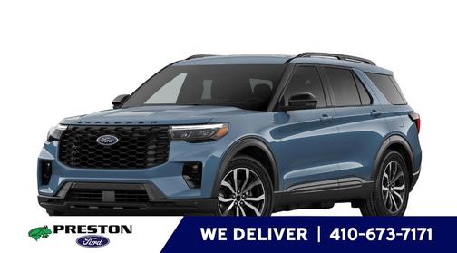 Vapor Blue 2026 Ford Explorer ST-Line