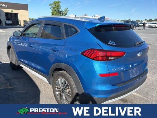 Aqua Blue 2019 Hyundai TUCSON SEL