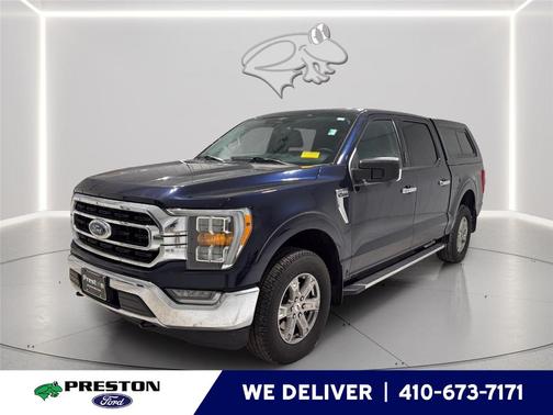 Blue 2023 Ford F-150 XLT