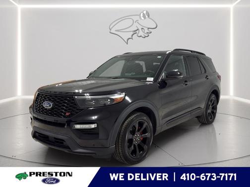 Agate Black 2022 Ford Explorer ST
