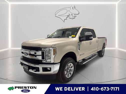 White Gold 2018 Ford F-350 XLT