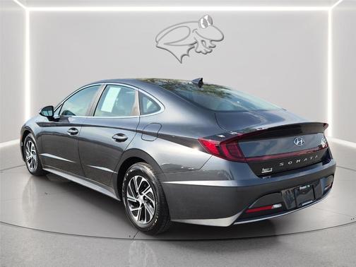 Portofino Gray 2021 Hyundai SONATA Hybrid Blue