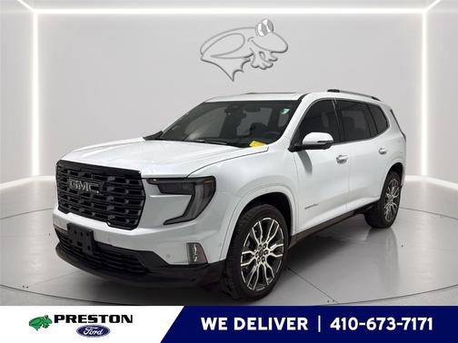 Glacier White 2026 GMC Acadia AWD Denali Ultimate