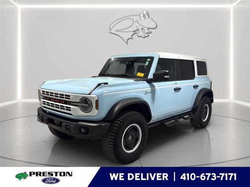 Robins Egg Blue 2023 Ford Bronco Heritage Limited Edition