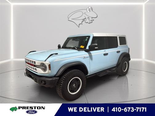 Robins Egg Blue 2023 Ford Bronco Heritage Limited Edition