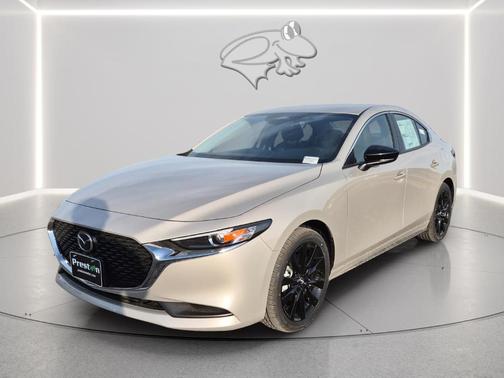 Platinum Quartz Metallic 2026 Mazda Mazda3 FWD w/Select Package