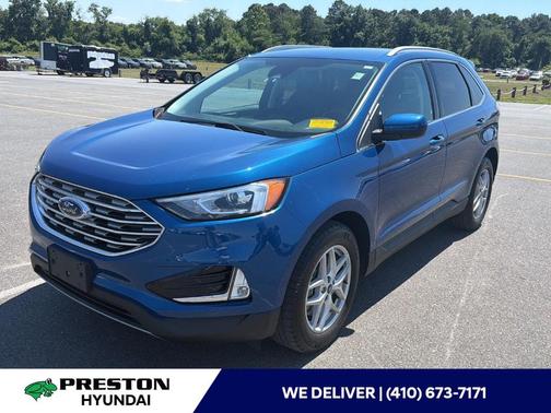 Atlas Blue 2021 Ford Edge SEL