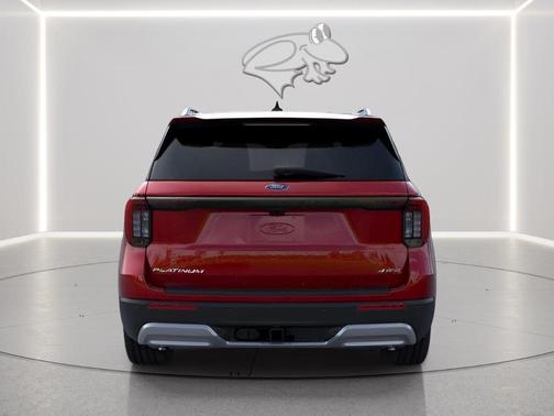 Rapid Red Metallic Tinted Clearcoat 2026 Ford Explorer Platinum