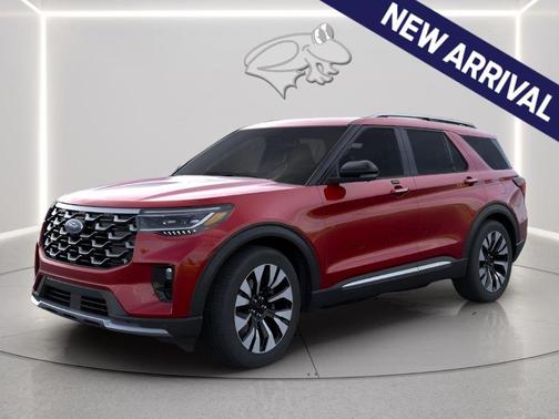 Rapid Red Metallic Tinted Clearcoat 2026 Ford Explorer Platinum