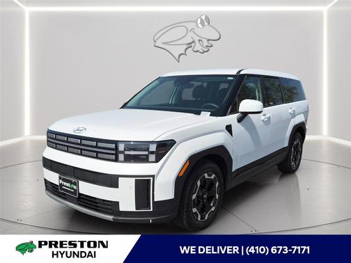 White 2024 Hyundai SANTA FE SE