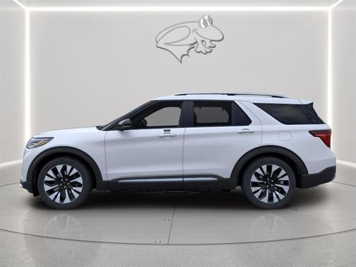 Space White Metallic 2026 Ford Explorer Platinum